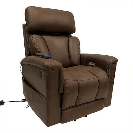 , Aspire Rembrandt X5 Lift Recline Chair Mahogany Microsuede, 